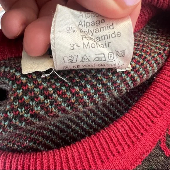 Hugo Boss southwestern sweater alpaca wool blend mens unisex oversized - Picture 6 of 8